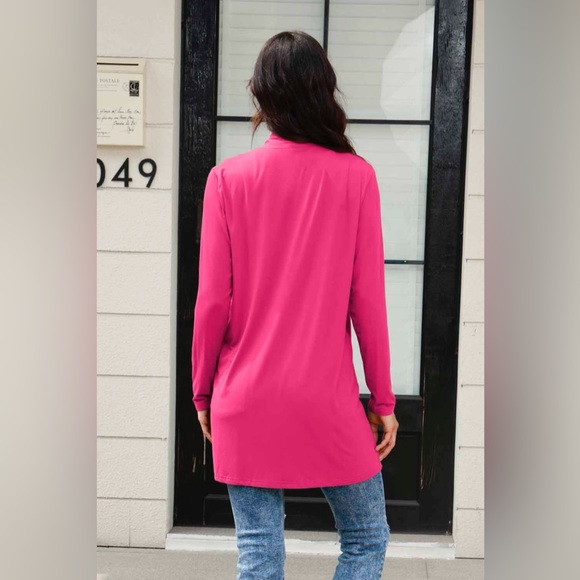 Basic Bae Full Size Open Front Long Sleeve Cardigan with Pockets - Picture 15 of 15
